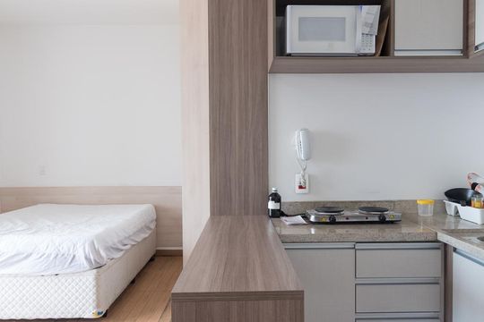 Cozinha de kitnet/studio para alugar com 1 quarto, 35m² em Vila da Saúde, São Paulo
