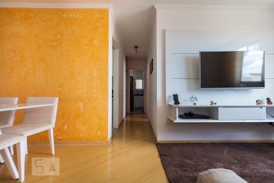 Sala de apartamento à venda com 2 quartos, 55m² em Vila Campestre, São Paulo