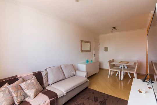 Sala de apartamento à venda com 2 quartos, 55m² em Vila Campestre, São Paulo