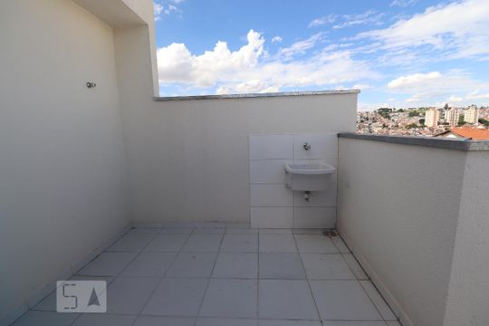 Área de Serviço de apartamento para alugar com 2 quartos, 92m² em Vila Clarice, Santo André