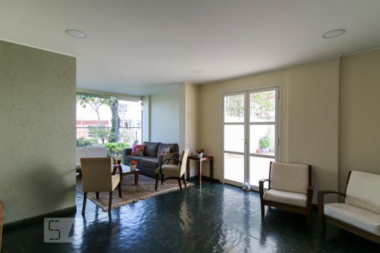 Área comum - Salão de festas de apartamento para alugar com 2 quartos, 63m² em Vila Bertioga, São Paulo