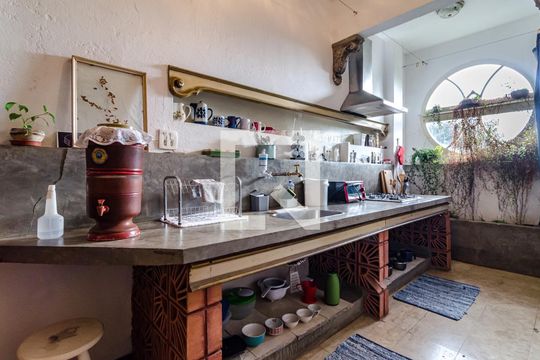 Cozinha de kitnet/studio à venda com 1 quarto, 45m² em Pinheiros, São Paulo