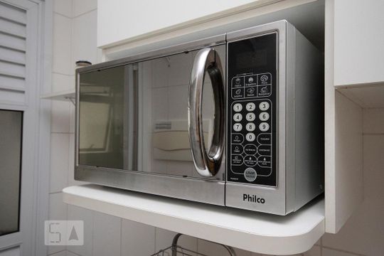 Cozinha de apartamento para alugar com 2 quartos, 54m² em Bela Vista, São Paulo
