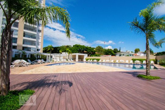 Área comum - Piscina de apartamento para alugar com 2 quartos, 75m² em Parque Alves de Lima, São Paulo