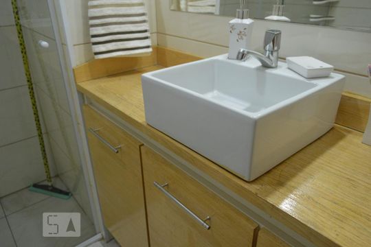 Banheiro de apartamento à venda com 3 quartos, 74m² em Barro Branco (zona Norte), São Paulo