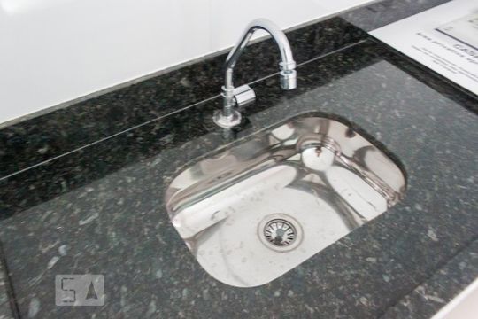 Cozinha - Torneira de casa de condomínio para alugar com 1 quarto, 40m² em Vila Isolina Mazzei, São Paulo
