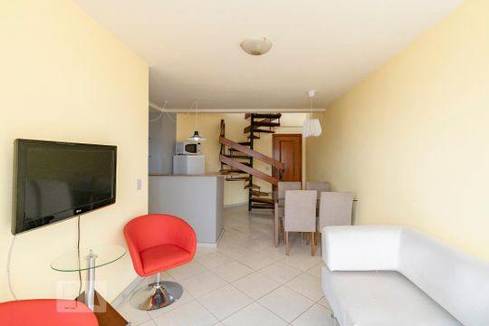 Sala de apartamento à venda com 1 quarto, 78m² em Funcionários, Belo Horizonte