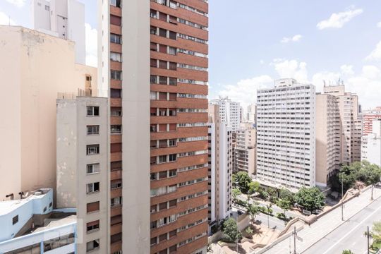 Vista de apartamento para alugar com 1 quarto, 45m² em Centro, São Paulo