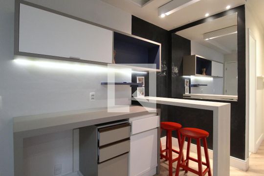 Sala de apartamento para alugar com 2 quartos, 65m² em Vila Olímpia, São Paulo