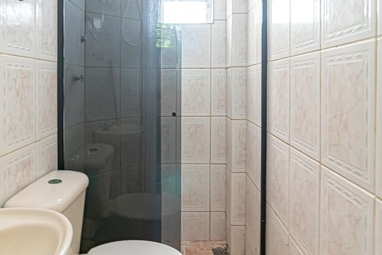 Banheiro Social - Primeiro Andar de casa para alugar com 1 quarto, 40m² em Freguesia de Jacarepaguá, Rio de Janeiro
