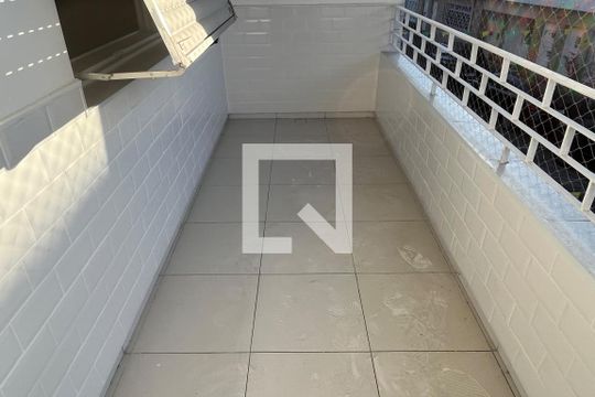 Varanda da Sala de casa de condomínio para alugar com 2 quartos, 148m² em Vila Matias, Santos