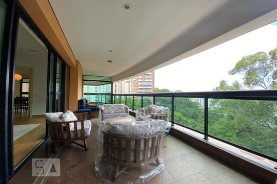 Varanda 1 de apartamento à venda com 4 quartos, 385m² em Jardim Fonte do Morumbi, São Paulo