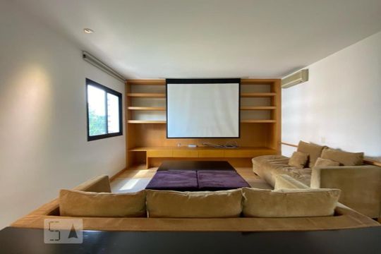 Sala de TV de apartamento à venda com 4 quartos, 385m² em Jardim Fonte do Morumbi, São Paulo