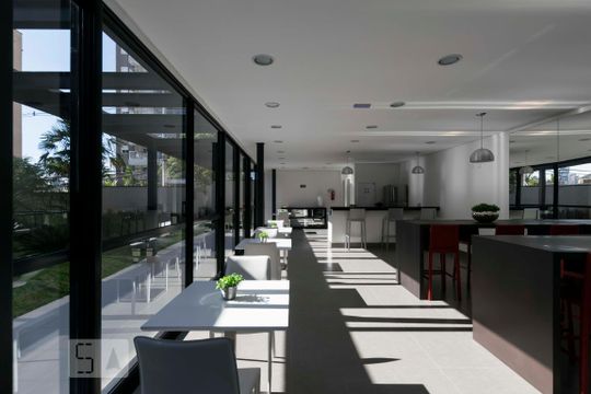 Área comum - Lounge piscina de kitnet/studio à venda com 1 quarto, 31m² em Vila Mariana, São Paulo
