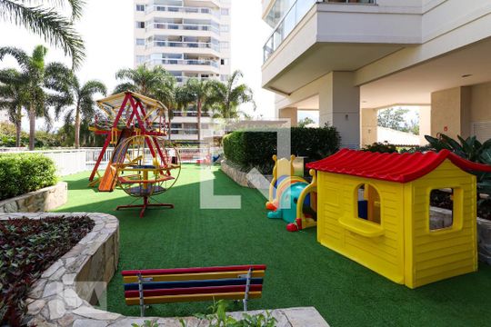 Área comum - playground de apartamento para alugar com 3 quartos, 87m² em Recreio dos Bandeirantes, Rio de Janeiro