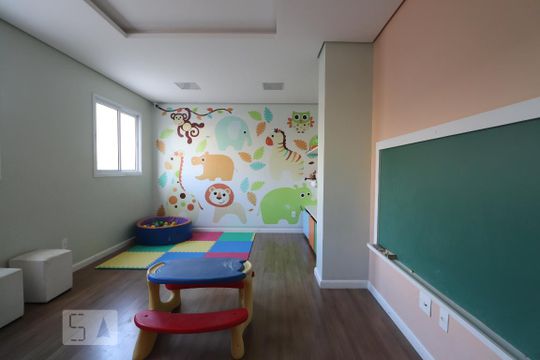 Área comum - Brinquedoteca de apartamento à venda com 3 quartos, 59m² em Jardim Utinga, Santo André