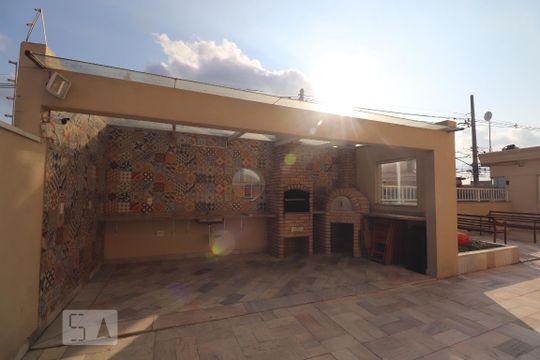 Área comum - Churrasqueira de apartamento à venda com 3 quartos, 59m² em Jardim Utinga, Santo André