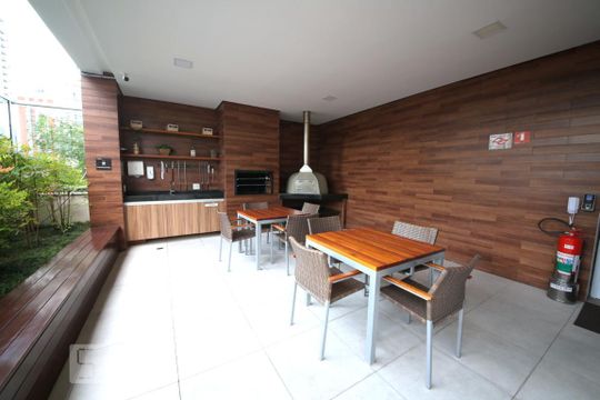 Área comum de apartamento à venda com 1 quarto, 70m² em Vila Gertrudes, São Paulo