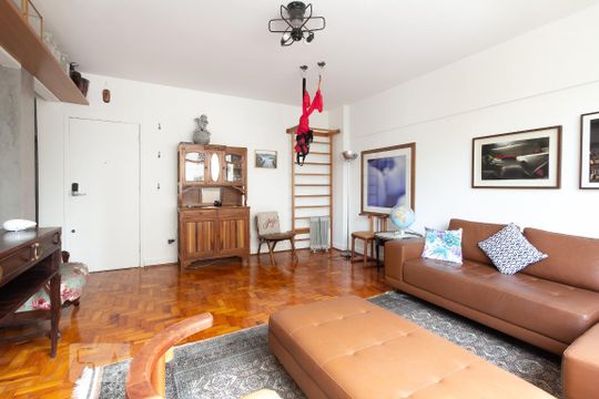 Sala de apartamento para alugar com 3 quartos, 90m² em Itaim Bibi, São Paulo