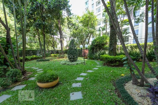 Jardim de apartamento para alugar com 3 quartos, 90m² em Itaim Bibi, São Paulo
