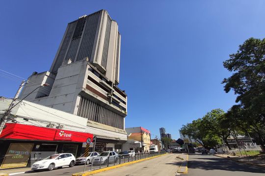 Fachada do Prédio de kitnet/studio à venda com 1 quarto, 47m² em Centro, Novo Hamburgo