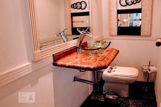 Banheiro Social de apartamento à venda com 2 quartos, 140m² em Bosque da Saúde, São Paulo