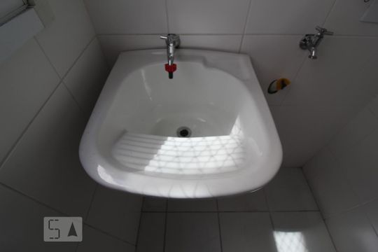 Área de Serviço de apartamento à venda com 2 quartos, 74m² em Santa Maria, São Caetano do Sul