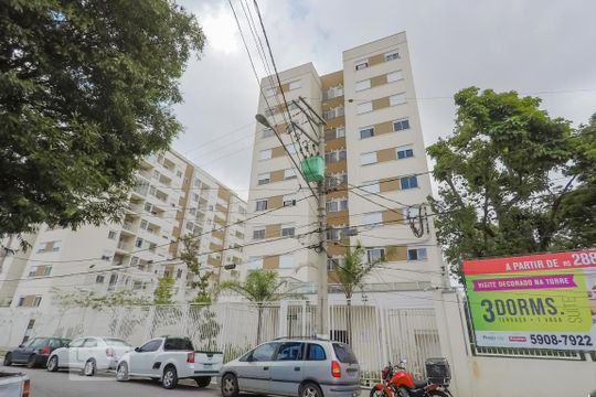 Fachada de apartamento à venda com 2 quartos, 47m² em Parque Fongaro, São Paulo