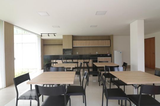 Área comum - Salão de festas de apartamento para alugar com 1 quarto, 41m² em Belenzinho, São Paulo