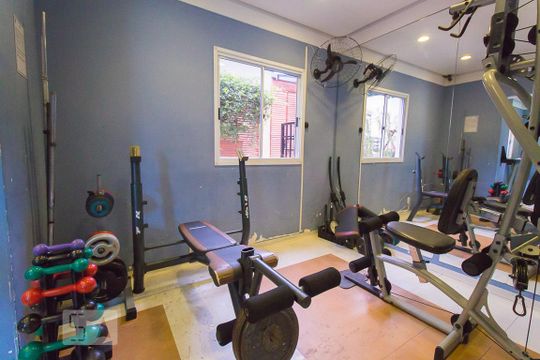 Área comum - Academia de apartamento para alugar com 3 quartos, 62m² em Jardim Celeste, São Paulo