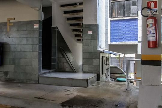 Fachada do bloco de apartamento para alugar com 2 quartos, 70m² em Vila São João, Goiânia