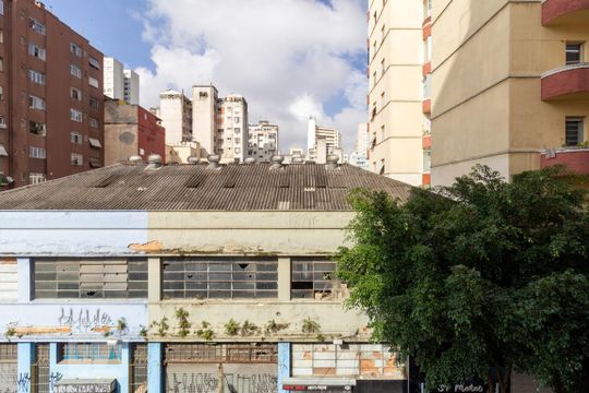 Vista da sacada de apartamento para alugar com 1 quarto, 32m² em Campos Elíseos, São Paulo