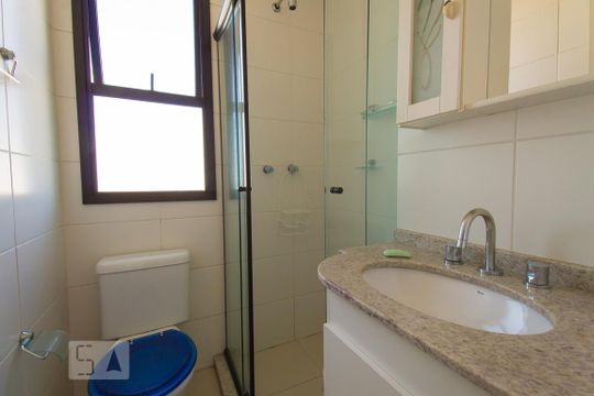 Banheiro  de apartamento para alugar com 1 quarto, 41m² em Vila Mariana, São Paulo