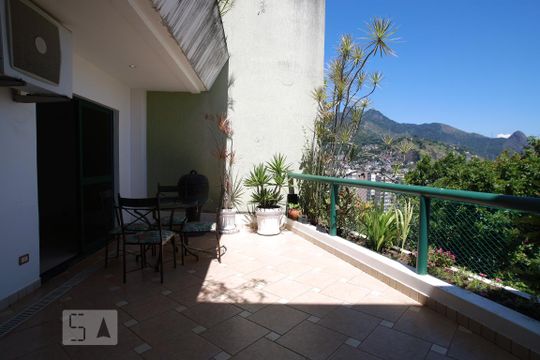 Varanda de apartamento para alugar com 4 quartos, 280m² em Tijuca, Rio de Janeiro