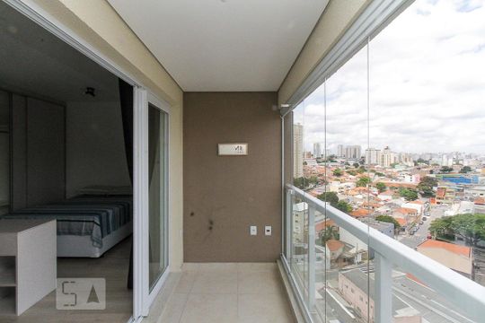Varanda de kitnet/studio para alugar com 1 quarto, 34m² em Vila Prudente, São Paulo
