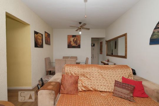 Sala de apartamento à venda com 3 quartos, 105m² em Tijuca, Rio de Janeiro