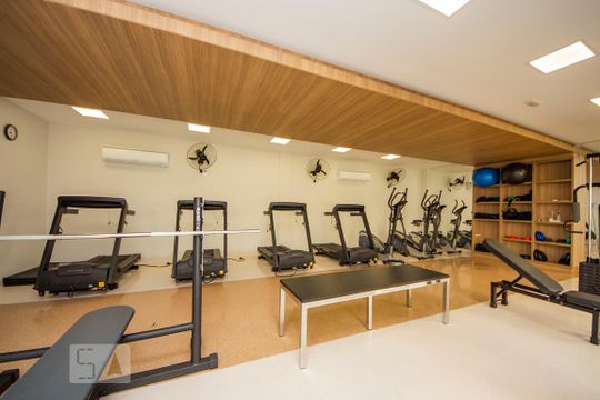 Área comum - Academia de apartamento para alugar com 2 quartos, 55m² em Jardim Carvalho, Porto Alegre