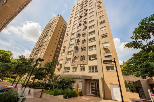 Fachada do bloco de apartamento para alugar com 2 quartos, 55m² em Jardim Carvalho, Porto Alegre
