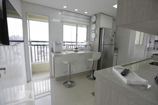 Cozinha de apartamento à venda com 3 quartos, 258m² em Vila Dom Pedro Ii, São Paulo