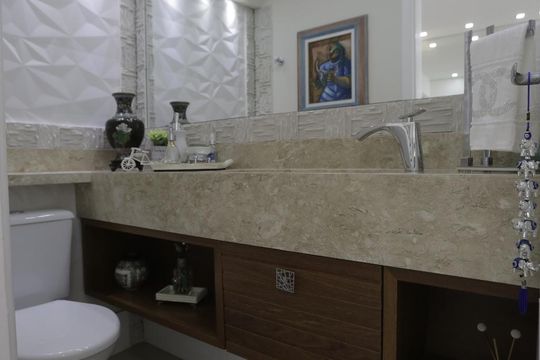 Lavabo de apartamento à venda com 3 quartos, 258m² em Vila Dom Pedro Ii, São Paulo