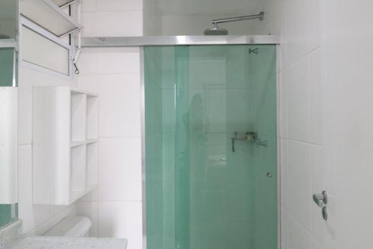 Banheiro da suite 1 de apartamento para alugar com 3 quartos, 65m² em Mooca, São Paulo