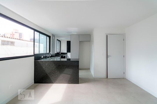 Sala de apartamento para alugar com 2 quartos, 60m² em Funcionários, Belo Horizonte