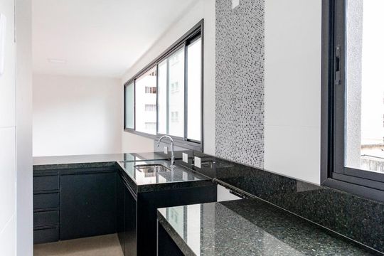 Área de Serviço de apartamento para alugar com 2 quartos, 60m² em Funcionários, Belo Horizonte
