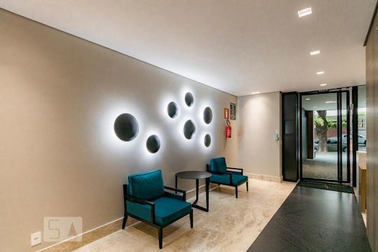 Área comum de apartamento para alugar com 2 quartos, 60m² em Funcionários, Belo Horizonte