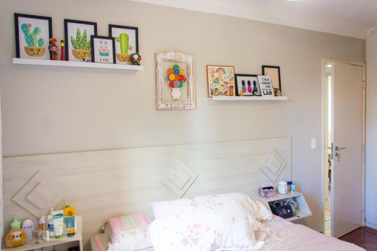 Quarto 1 - Suíte de apartamento à venda com 2 quartos, 70m² em Vila Valparaíso, Santo André