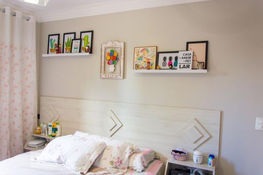 Quarto 1 - Suíte de apartamento à venda com 2 quartos, 70m² em Vila Valparaíso, Santo André