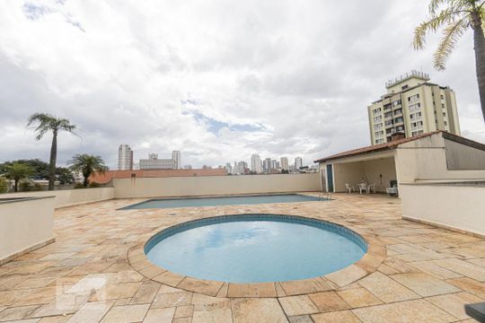Área comum - Piscina de apartamento à venda com 2 quartos, 62m² em Vila Bertioga, São Paulo