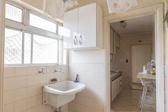 Área de Serviço de apartamento à venda com 2 quartos, 62m² em Vila Bertioga, São Paulo