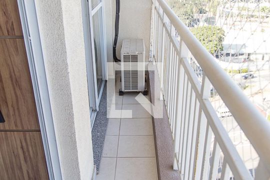 Varanda da Sala de apartamento para alugar com 1 quarto, 34m² em Brás, São Paulo
