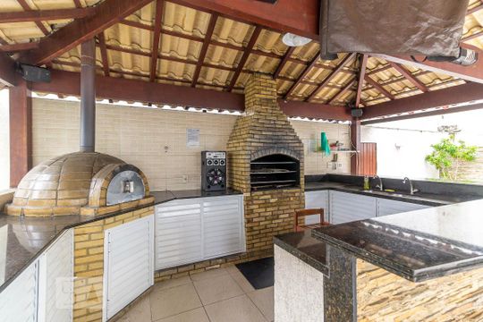 Área comum - Churrasqueira de apartamento à venda com 2 quartos, 66m² em Todos Os Santos, Rio de Janeiro